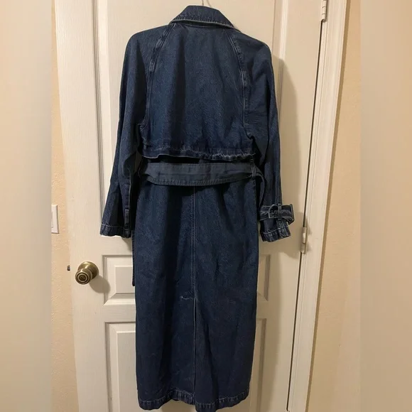 NWT Boyish “THE MAXWELL” Midweight Denim Trench Coat - Picture 2 of 15